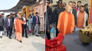 Maha Kumbh Mela 2025: Uttar Pradesh CM Yogi Adityanath Inaugurates ‘Maa Ki Rasoi’ in Prayagraj, Offering Full Meal for Just INR 9 (See Pics and Video)