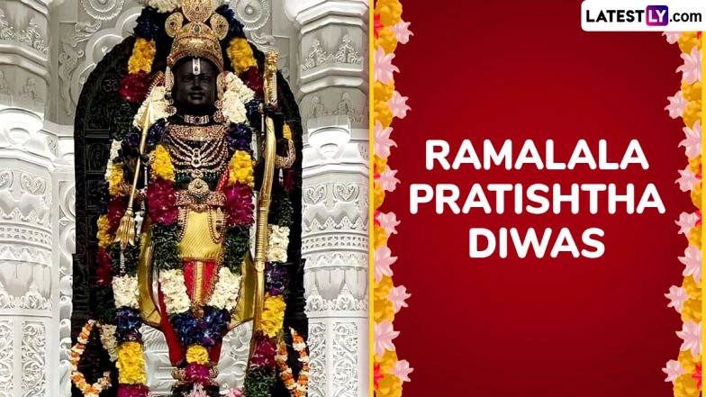 Ramalala Pratishtha Diwas 2025 Date and Significance: Everything To Know About the Auspicious Day To Mark the Consecration Ceremony of Ram Lalla at Ayodhya&rsquo;s Ram Mandir