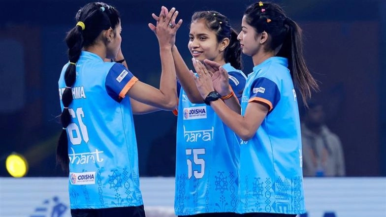 India vs Bangladesh Women's Kho Kho World Cup 2025 Quarterfinals Live Streaming Free Online: How to Watch IND-W vs BAN-W Knockout Match on Mobile and TV Channel Telecast?