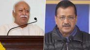 Does RSS Support BJP&rsquo;s &lsquo;Wrongdoings&rsquo;? AAP Supremo Arvind Kejriwal Asks RSS Chief Mohan Bhagwat