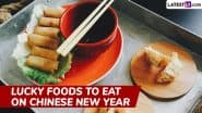 Lucky Foods To Eat on Chinese New Year 2025: How To Manifest Wealth, Luck and Prosperity? Dumplings, Spring Rolls & More, Eat These Food Items for Good Fortune