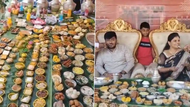 Makar Sankranti 2025: Family Prepares 465 Dishes for Son-in-Law’s First Visit During Festivities in Yanam, Video Surfaces