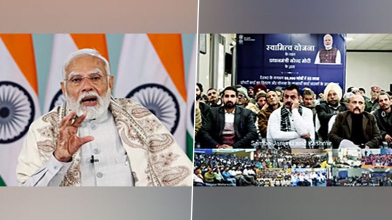SVAMITVA Scheme: PM Narendra Modi Distributes Over 65 Lakh Property Cards Across 10 States, 2 Union Territories (Watch Video)
