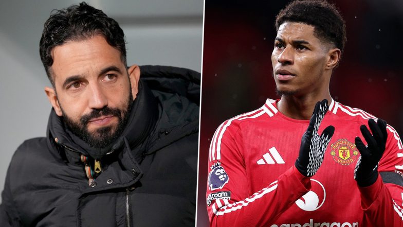 Manchester United Head Coach Ruben Amorim Prefers Jorge Vital Over Marcus Rashford, Says ‘He Would Have 63-Year-Old Goalkeeper Coach on Bench’ (Watch Video)