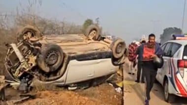 Olympic Medalist Manu Bhaker’s Maternal Uncle, Grandmother Killed in Road Accident in Haryana’s Charkhi Dadri (Watch Video)