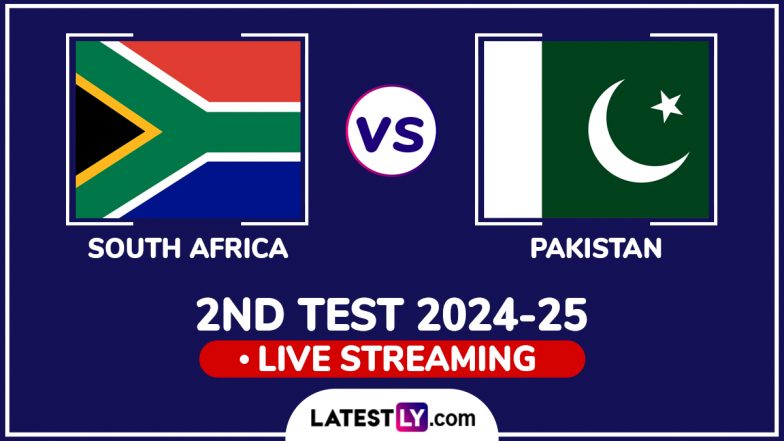 South Africa vs Pakistan Free Live Streaming Online, 2nd Test 2024-25 Day 3: How To Watch SA vs PAK Cricket Match Live Telecast on TV in India?