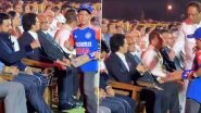 Sachin Tendulkar Ignored For Rohit Sharma's Autograph! Netizens Troll Kid For Missing Chance To Get Master Blaster's Sign During Wankhede Stadium's 50th Anniversary (See Reactions)
