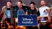 Coldplay Ahmedabad Concert 2025: Disney+ Hotstar To Live Stream British Band&rsquo;s January 26 Show at Narendra Modi Stadium Online &ndash; Check Announcement