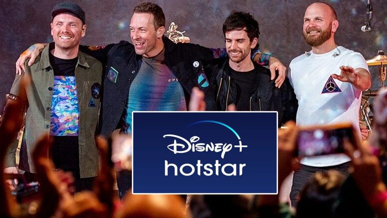 Coldplay Ahmedabad Concert 2025: Disney+ Hotstar To Live Stream British Band’s January 26 Show at Narendra Modi Stadium Online – Check Announcement