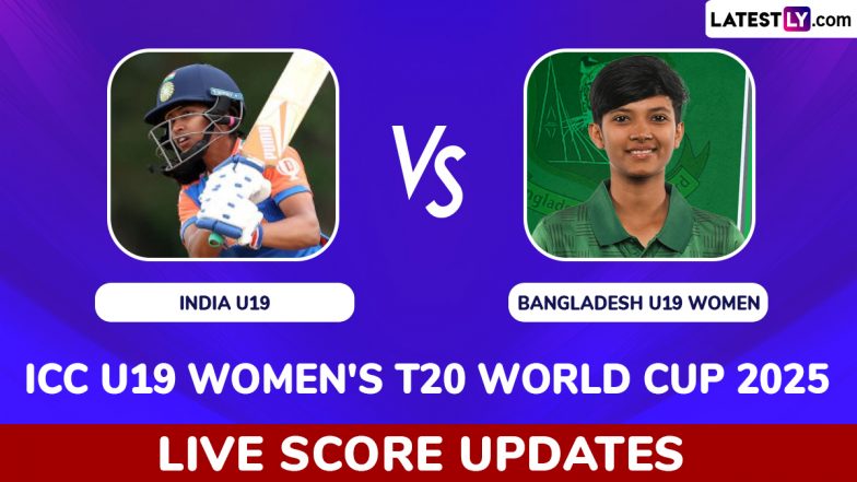 IND-W Win by 8 Wickets | India Women vs Bangladesh Women ICC U19 Women's T20 World Cup 2025 Highlights: Gongadi Trisha and Vaishnavi Sharma Shine as India Women's U19 Side Reaches Semi Final of Competition