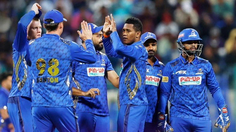 ILT20 2025 Live Streaming in India: Watch MI Emirates vs Desert Vipers Live Telecast of International T20 League Cricket Match