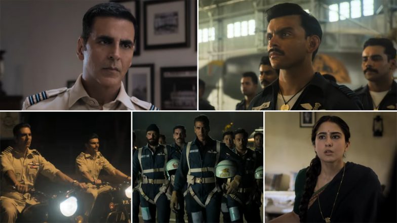 ‘Sky Force’ Trailer: Akshay Kumar and Veer Pahariya Soar As IAF Officers in Patriotic Battle, Co-Starring Sara Ali Khan and Nimrat Kaur (Watch Video)