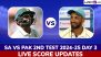 South Africa vs Pakistan Live Score Updates of 2nd Test 2024-25 Day 3: Get Live Commentary and Full Scorecard Online of SA vs PAK Cricket Match