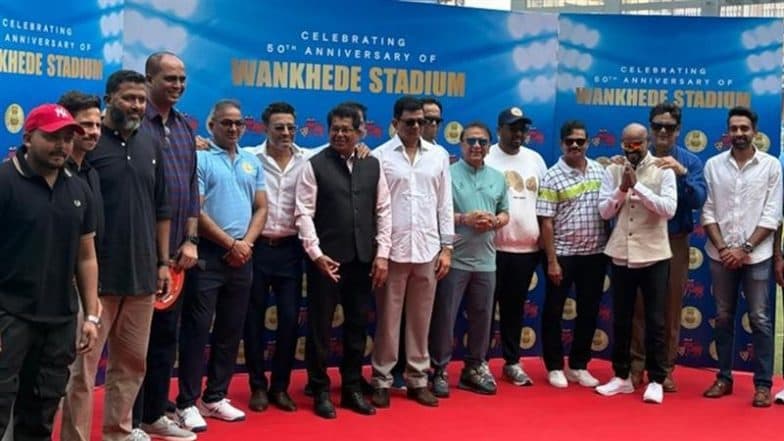 Sunil Gavaskar, Vinod Kambli Among Stalwarts Felicitated by MCA As Wankhede Stadium’s 50th Anniversary Celebrations Begin