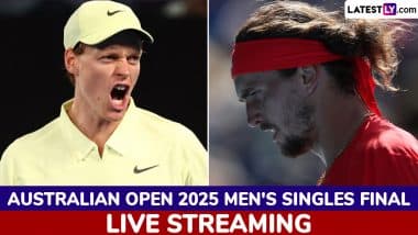 Jannik Sinner vs Alexander Zverev, Australian Open 2025 Free Live Streaming Online: How To Watch Live TV Telecast of Aus Open Men’s Singles Final Tennis Match?