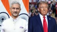 Donald Trump Inauguration: EAM S Jaishankar To Represent India at US President-Elect&rsquo;s Swearing-In Ceremony on January 20