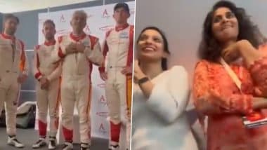 ‘Shalu, Thank You for Letting Me Race’: Ajith Kumar’s Cute Appreciation for Wife Shalini After Dubai 24H Race Win Goes Viral (Watch Video)