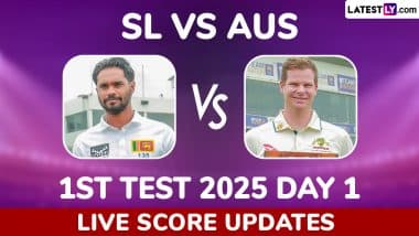 Sri Lanka National Cricket Team vs Australia National Cricket Team Live Updates 2nd Test 2025 Day 1