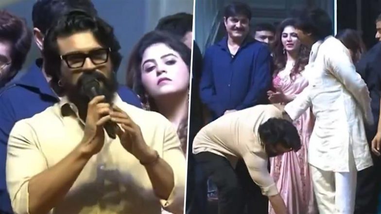 ‘Game Changer’: Ram Charan Calls AP Deputy CM and Uncle Pawan Kalyan the True ‘Game Changer’ of Indian Politics at Mega Power Event in Hyderabad (Watch Viral Video)