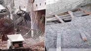 NWGEL Church Roof Collapse in Jashpur: 6 Workers Injured, Contractor and Foreman Suffer Broken Limbs (Watch Video)