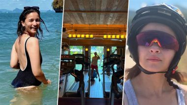 Alia Bhatt’s Thailand Diaries: From Taking a Dip in the Ocean to Gym Sessions, Photos From Actress’ Seaside Getaway Are Just Fab!