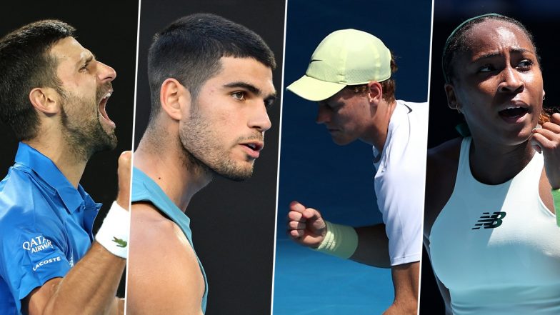 Australian Open 2025 Day 2 Highlights Daily Round-Up and Match Results: Novak Djokovic Survives Scare, Stefanos Tsitsipas Knocked Out; Iga Swiatek Notches Up Easy Win, Carlos Alcaraz Advances