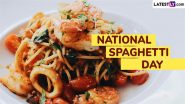 National Spaghetti Day 2025 Quotes, Images and GIFs: Best Pasta Captions, Sayings, Messages and Wallpapers To Celebrate Your Love for Spaghetti