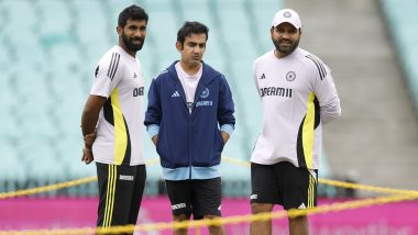 Head Coach Gautam Gambhir, India Captain Rohit Sharma Ignore Each Other on Eve of IND vs AUS 5th Test 2024-25