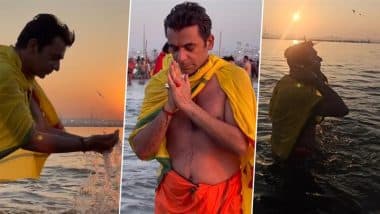 Maha Kumbh 2025: Sunil Grover Feels ‘Blessed’ As He Takes a Dip in the Holy Ganga, Says ‘ I Feel Full, Complete’ (Watch Video)