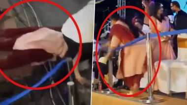 Uma Thomas Fall: Video Capturing Exact Moments When Kerala Congress MLA Fell From VIP Gallery of Jawaharlal Nehru Stadium in Kochi Surfaces