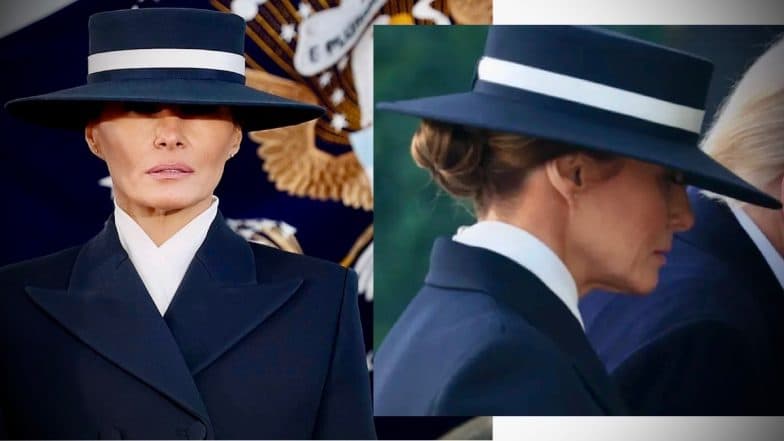 Melania Trump Embraces American Fashion for the Inaugural Ceremony | LatestLY