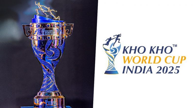 Kho Kho World Cup 2025: Iconic Trophy Of Inaugural Edition of Competition in India Unveiled (See Pic)