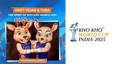 Kho Kho World Cup 2025: Unveil 'Tejas & Tara' As Official Mascot for Inaugural Competition (See Post)