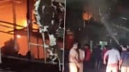 Kurla Hotel Fire: Blaze Erupts at Rangoon Zaika Hotel in Mumbai, No Report of Injuries at Present (Watch Video)