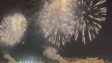 World News | Fireworks Light Up Abu Dhabi as UAE Welcomes 2025