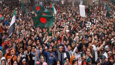 World News | Protesters in Bangladesh Demand Government to Issue Proclamation of July Uprising by January 15