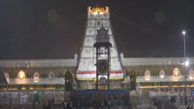 India News | Devotees Throng Tirumala Temple to Offer Prayers on New Year