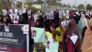 World News | BYC and Its Supporters Staged Protest Against Extrajudicial Killings and Violence in Balochistan