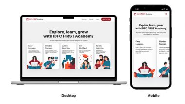 Business News | IDFC FIRST Bank Launches IDFC FIRST Academy on Eve of New Year 2025