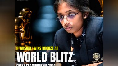 Sports News | Vaishali Rameshbabu Kickstarts 2025 with Bronze Medal at FIDE World Blitz Championship