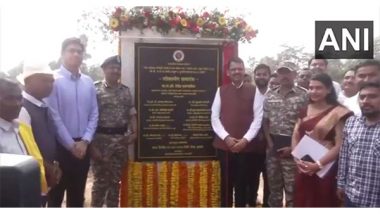 India News | Maharashtra's: CM Fadnavis Inaugurates Bridge in Gadchiroli's Tadguda, Launches Bus Service from Gatta to Wangeturi