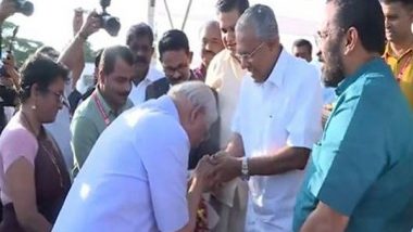 India News | Kerala CM Welcomes Newly Appointed Governor Rajendra Arlekar in Thiruvananthapuram