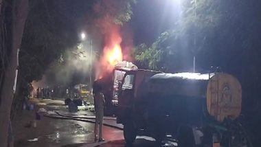 India News | Lorry Catches Fire in Telangana's Medchal-Malkajgiri