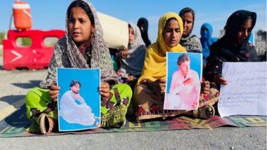 World News | Families of Forcibly Disappeared Baloch Men Threaten to Block CPEC Road Indefinitely