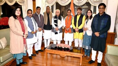 India News | Delhi BJP MPs Meet Union Minister Manohar Lal Khattar; Present Plans to Transform Delhi into World-class City