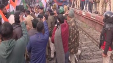 India News | Supporters of Purnea MP Pappu Yadav Organize 'rail Roko' to Support Protest Against BPSC