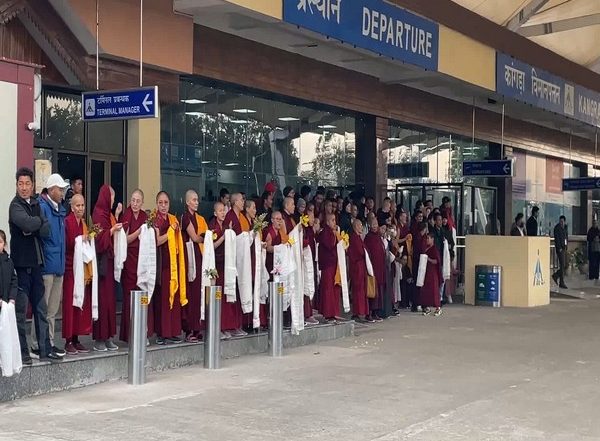 World News | Followers Bid Farewell to Dalai Lama as He Leaves for Karnataka