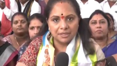 India News | BRS MLC Kavitha Demands Centre to Conduct Caste Census, 42% Quota for OBC