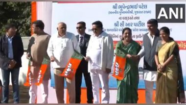 India News | Gujarat CM Flags off Water Ambulance from Gandhinagar for Mahakumbh