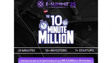 Business News | IIT Bombay E-Cell's The Ten Minute Million (TTMM) - The Iconic On-Spot Funding Event - Is Here, Bigger Than Ever